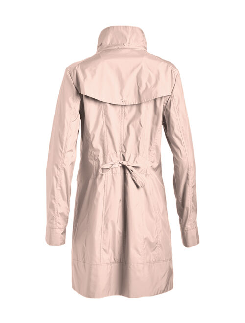 Cole Haan Canyon Rose Packable Hooded Raincoat - Women & Plus