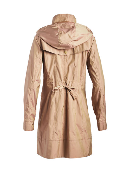 Cole Haan Champagne Packable Hooded Raincoat - Women & Plus