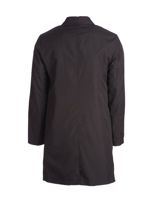 Cole Haan Black Rain Coat with Removable Wool-Blend Liner - Men