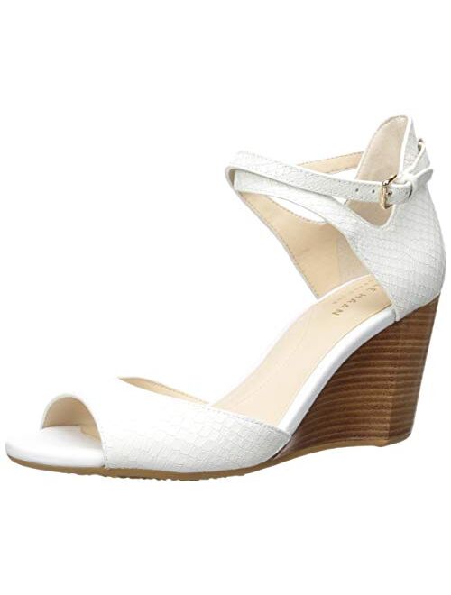 Cole Haan Women's Sadie Grand Open Toe Wedge Sandal 75mm Pump