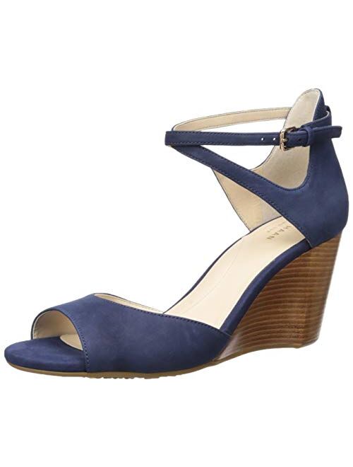 Cole Haan Women's Sadie Grand Open Toe Wedge Sandal 75mm Pump