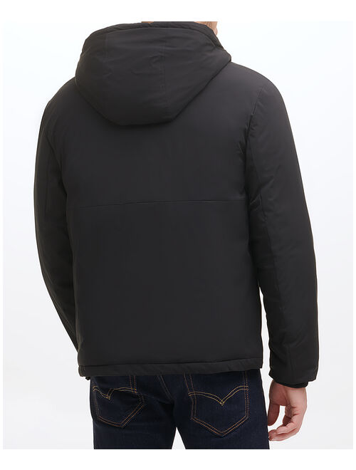 Cole Haan Black Hooded Down Jacket - Men