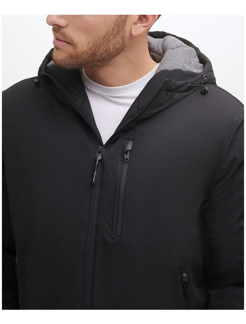 Cole Haan Black Hooded Down Jacket - Men