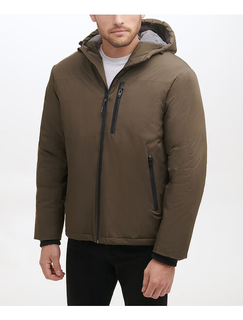 Cole Haan Olive Hooded Down Jacket - Men