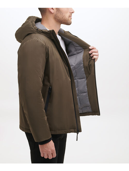 Cole Haan Olive Hooded Down Jacket - Men