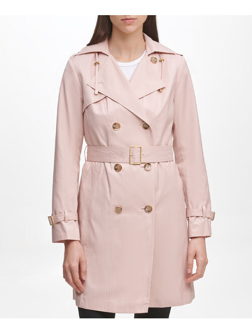 Cole Haan Beige Cotton Trench Coat - Women