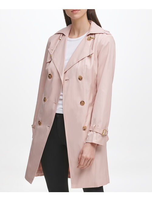 Cole Haan Beige Cotton Trench Coat - Women