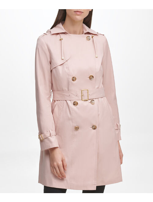 Cole Haan Beige Cotton Trench Coat - Women