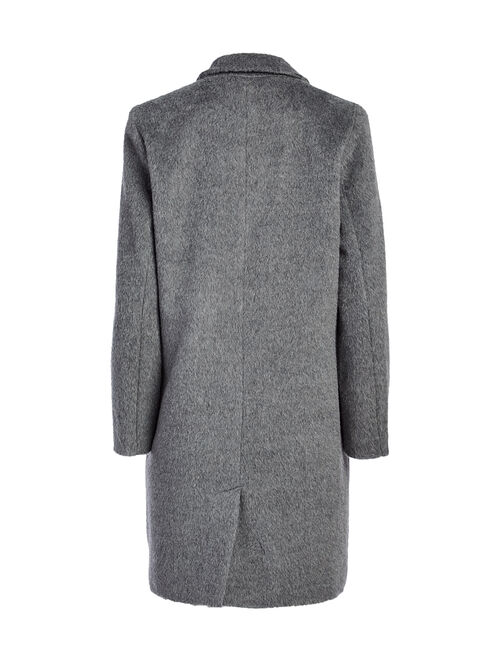 Cole Haan Gray Single-Breasted Coat - Women