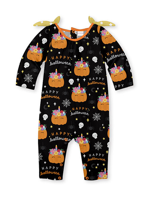 Buy Penelope Plumm Black 'Happy Halloween' Unicorn Pumpkin Knot ...