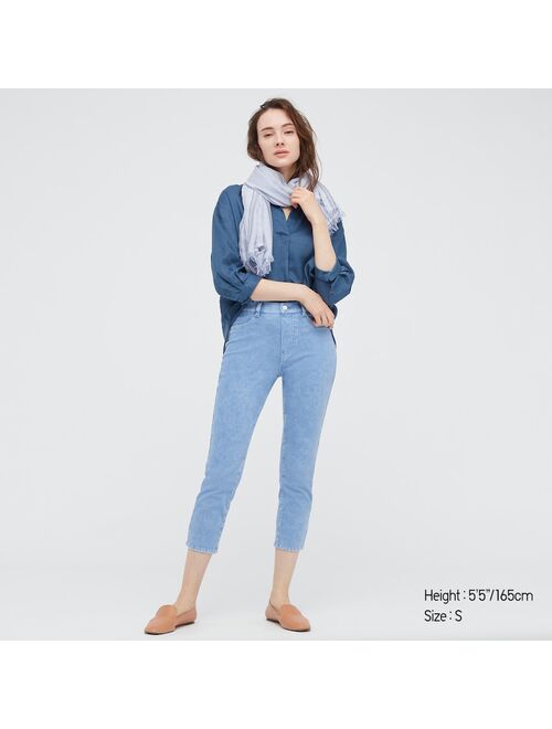 Ultra Stretch High Rise Denim Leggings Pants