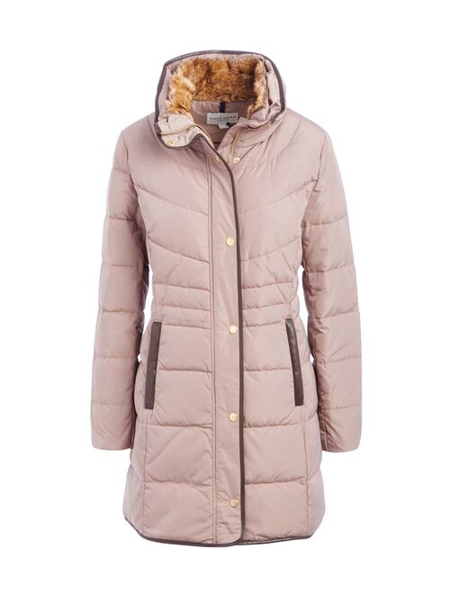 Cole Haan | Cashew Faux Fur Collar Puffer Coat - Women