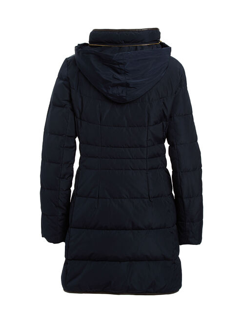 Cole Haan | Navy Faux Fur Collar Puffer Coat - Women