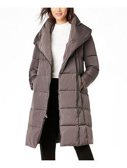 | Carbon Fold-Over Collar Puffer Jacket - Women