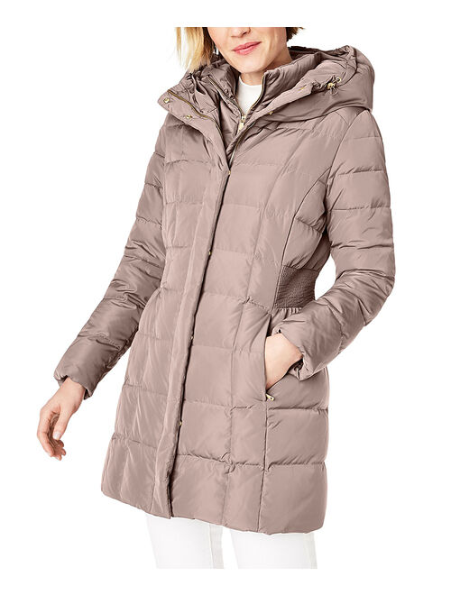 Cole Haan | Cashew Zip-Front Down Hooded Puffer Coat - Women