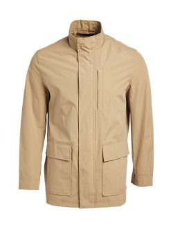 | Khaki Flap-Pocket Rain Jacket - Men