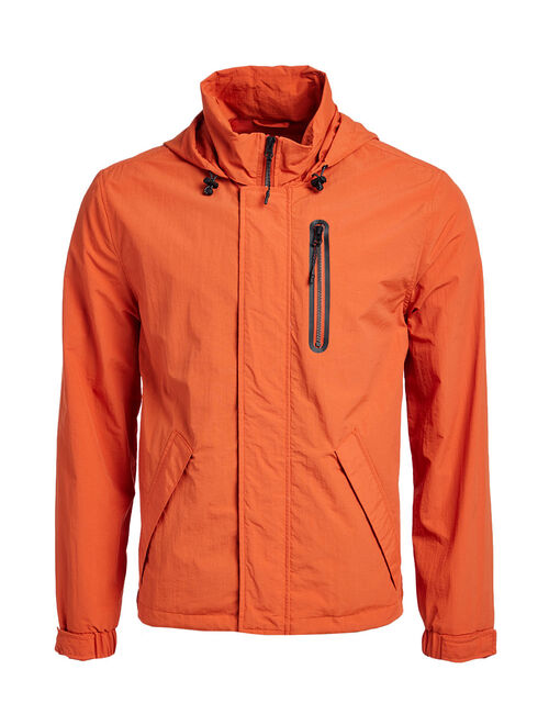 Cole Haan | Orange Zip-Pocket Rain Jacket - Men