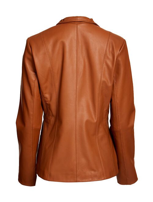 Cole Haan | Cognac Leather Jacket - Women