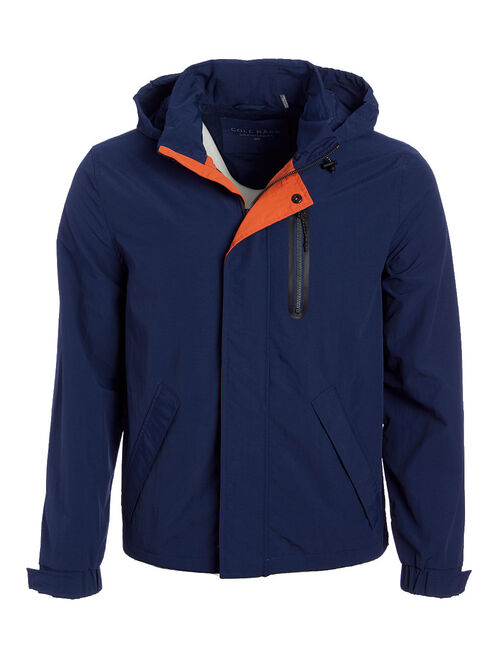 Cole Haan | Blue Zip-Pocket Rain Jacket - Men