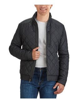 | Black Water-Resistant Quilted Jacket - Men