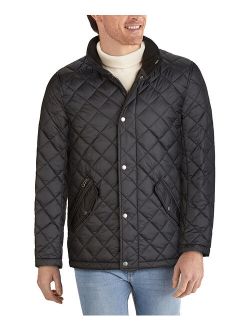 | Black Water-Resistant Quilted Jacket - Men