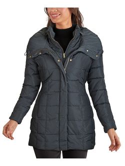 | Graphite Down Zip-Front Parka - Women