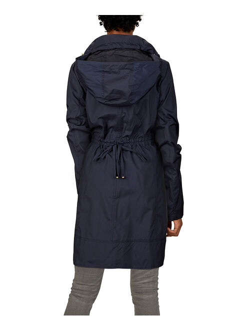 Cole Haan | Indigo Drawstring Waist Hooded Anorak - Women