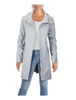 | Mist Blue Two-Pocket Anorak - Women