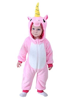 TONWHAR Inflant And Toddler Halloween Cosplay Costume Kids' Animal Outfit Snowsuit