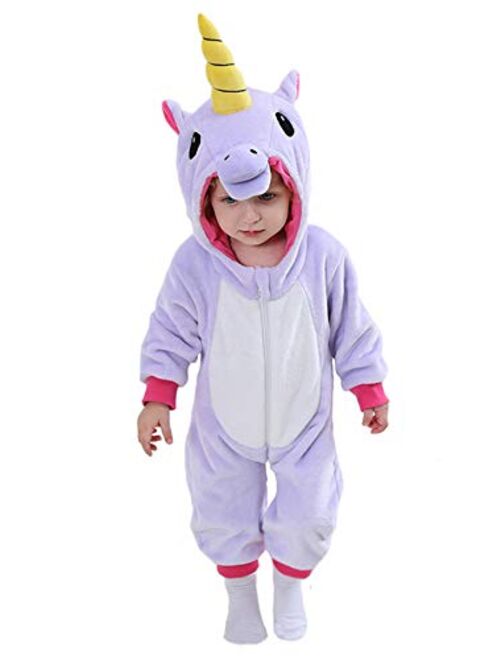 TONWHAR Inflant And Toddler Halloween Cosplay Costume Kids' Animal Outfit Snowsuit