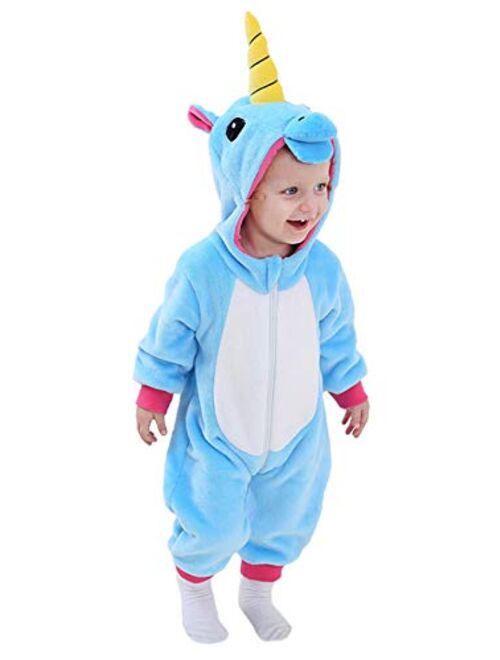 TONWHAR Inflant And Toddler Halloween Cosplay Costume Kids' Animal Outfit Snowsuit