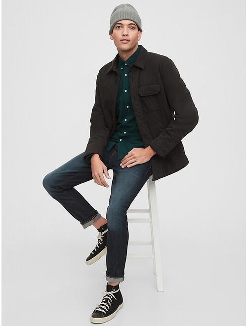 GAP Oxford Long Sleeve Shirt in Untucked Fit