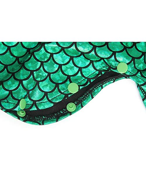 AmzBarley Mermaid Bathing Suit for Girls Princess Mermaid Costume Swimsuit Bikini Set Tankini Swimwear