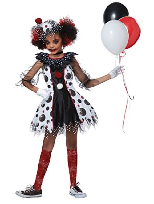 Creepy Clown Girls Costume