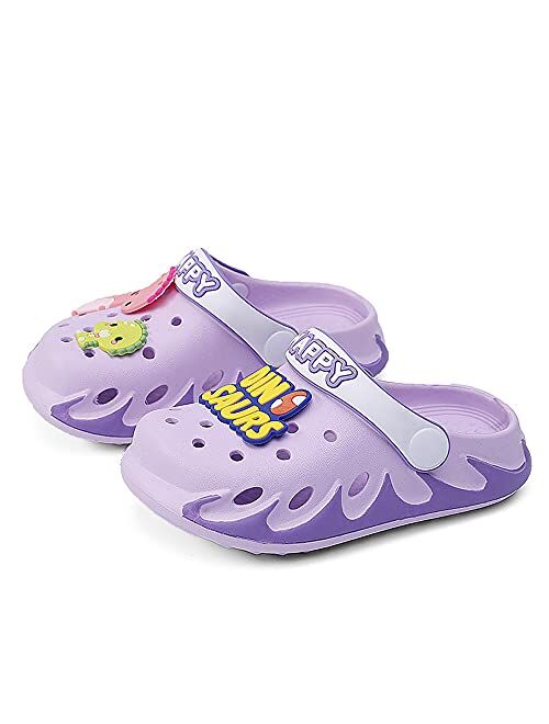 JUXI Toddler Sandals Baby Boys Girls Cute Cartoon Toddler Clogs Kids Slippers