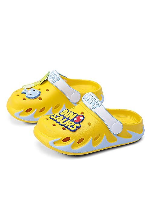 JUXI Toddler Sandals Baby Boys Girls Cute Cartoon Toddler Clogs Kids Slippers