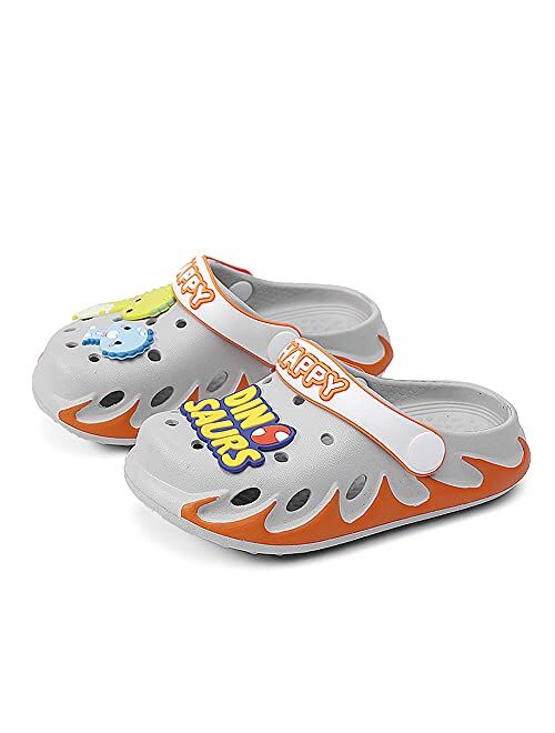 JUXI Toddler Sandals Baby Boys Girls Cute Cartoon Toddler Clogs Kids Slippers