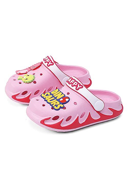 JUXI Toddler Sandals Baby Boys Girls Cute Cartoon Toddler Clogs Kids Slippers