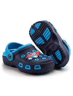 Babelvit Toddler Kids Boys Girls Cute Garden Clogs Water Sandals Slip On Shoes Slides Light Summer Children Beach Pool Play Slipper (Toddler/Little Kids)