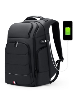 Fenruien Waterproof Backpacks USB Charging School Bag Anti-theft Men Backpack Fit 15.6 Inch Laptop Travel Backpack High Capacity