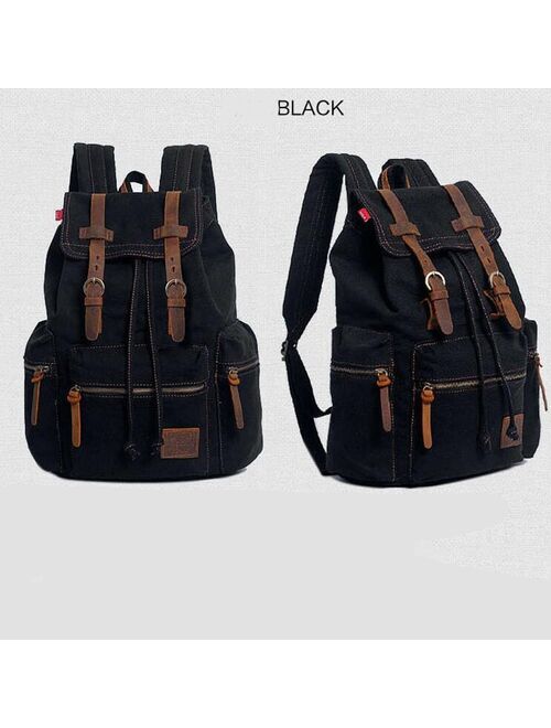 Vintage Male Travel bag Fashion Casual Canvas Men Backpack Retro Students School Bags Man backpack