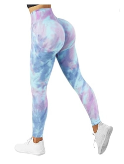 Women Scrunch Butt Lifting Seamless Leggings Booty High Waisted Workout Yoga Pants