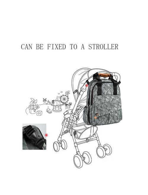 CAI Brand Nappy Backpack Bag Mummy Large Capacity Stroller Bag Mom Baby Designer Waterproof Outdoor Travel Nursing Diaper Bags