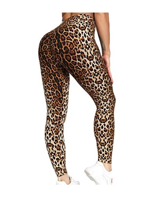 Buy KIWI RATA Women Scrunch Butt Yoga Pants High Waist Sport Workout  Leggings Trousers Tummy Control Tights at