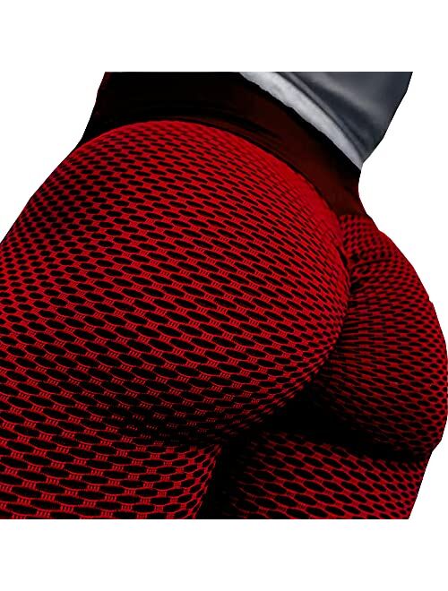 RIOJOY Anti-Cellulite Sexy Butt Lifting Workout Legging Women High Waist Slimming Booty Tight