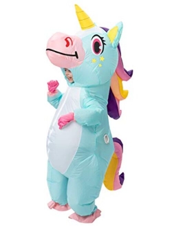 Child Unisex Unicorn Full Body Inflatable Costume