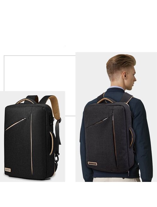 Man Backpack Hand Bag With Password Lock Business Back Bag Luxury 15.6' Laptop Anti-Theft Waterproof Brief Case Travel