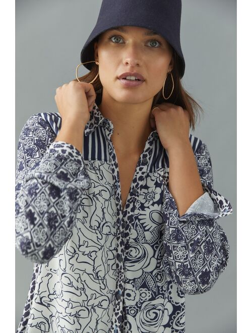 Maeve Contrast Buttondown