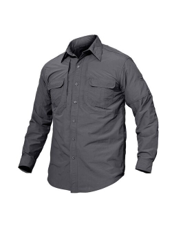 TACVASEN Men's Brand Tactical Airsoft Clothing Quick Drying Military Army Shirt Lightweight Long Sleeve Shirt Men Combat Shirts