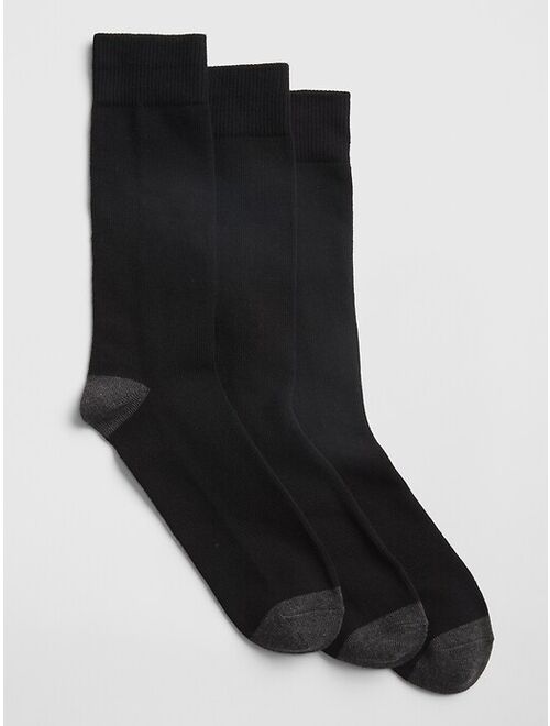 GAP Soft Knit Crew Socks (3-Pack)